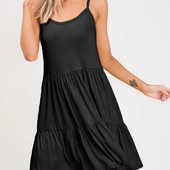 Laced Black Dress - Picture 1 of 2